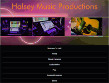 Tablet Screenshot of halseymusic.com